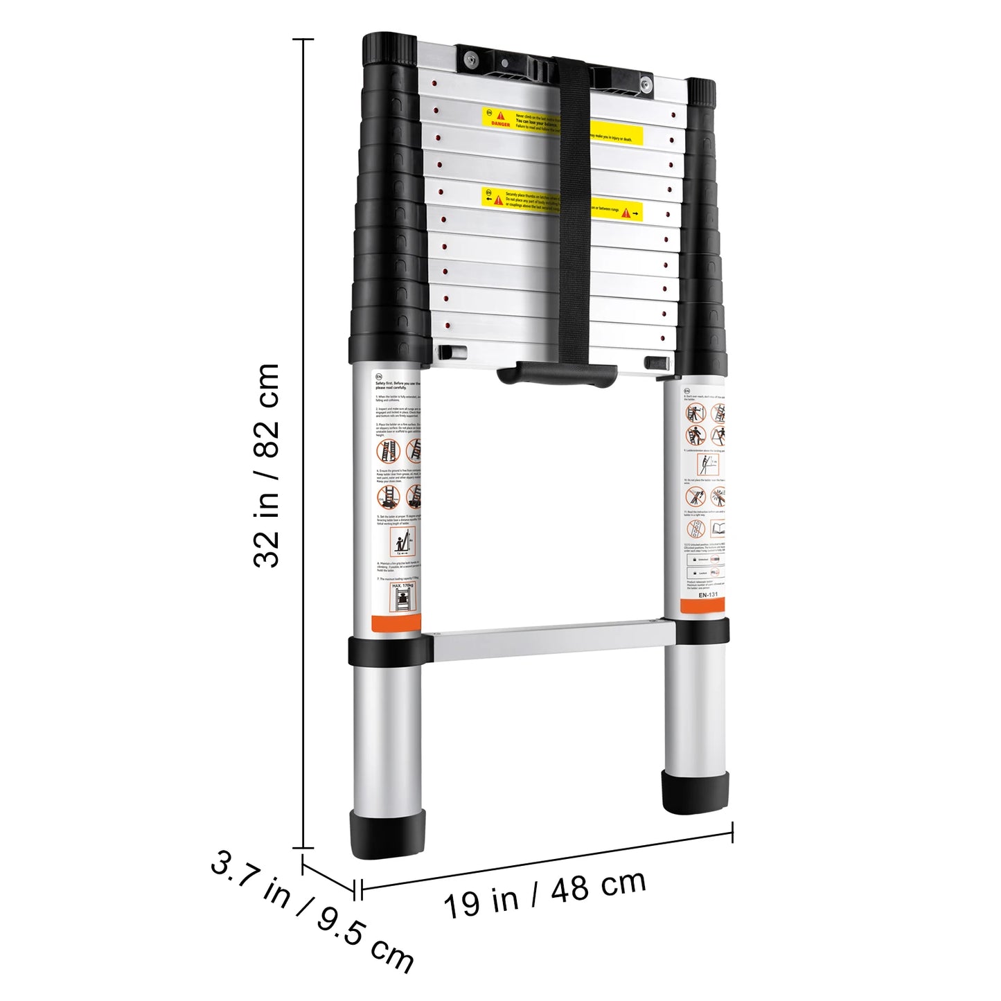 SteelLift™ Telescopic Heavy-Duty Ladder
