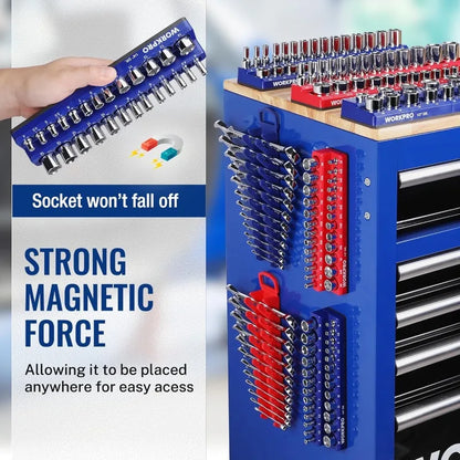 MagMount™ Socket & Wrench Organizer Set (8-Piece)