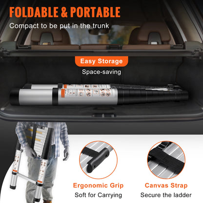 SteelLift™ Telescopic Heavy-Duty Ladder