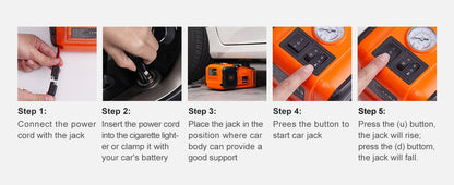 PowerLift Pro™ 5-Ton Electric Jack + Inflator + Electric Wrench
