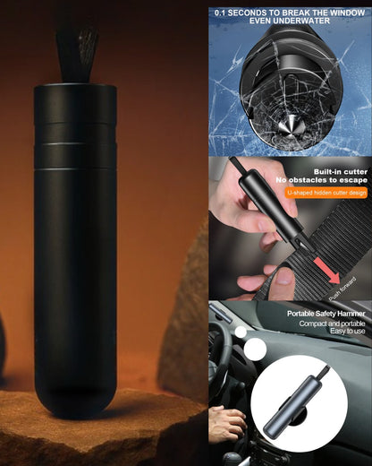 Emergency Glass Disruptor + Safety Cutter