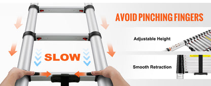 SteelLift™ Telescopic Heavy-Duty Ladder