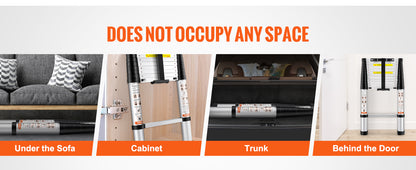 SteelLift™ Telescopic Heavy-Duty Ladder